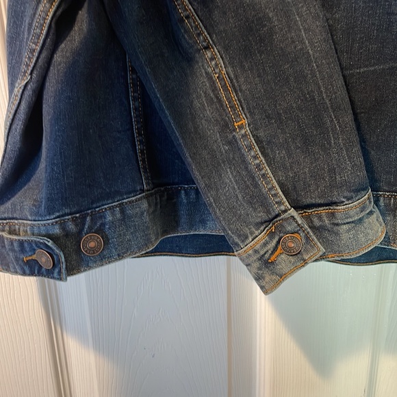Just USA dark denim Jean jacket 1X - Picture 6 of 7